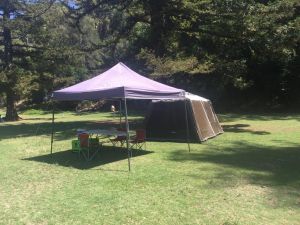 Basin Ku-ring-gai Campsite Set Up - Tweed Heads Accommodation